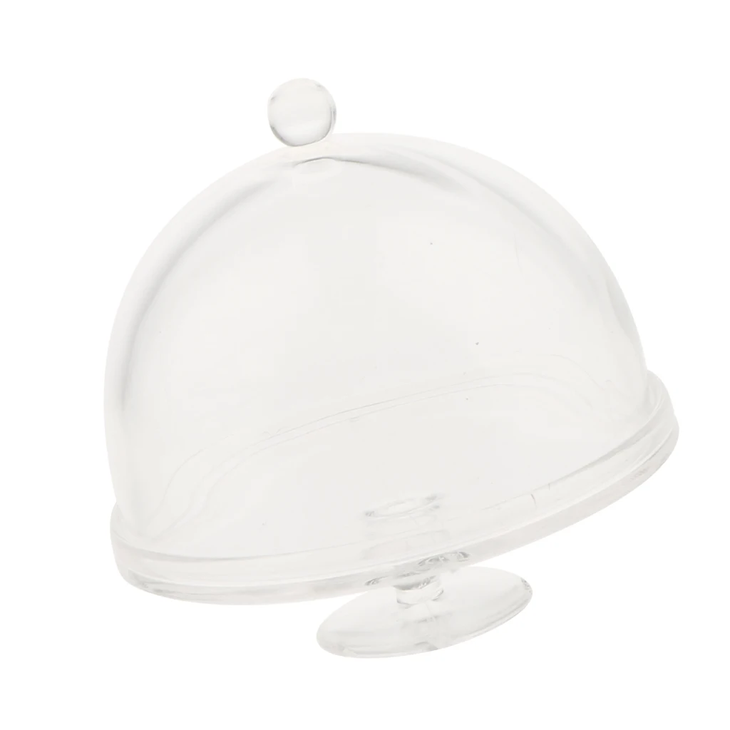 Dollhouse Miniature 1/12 Scale Clear Dessert Snack Can with Half Round Lid