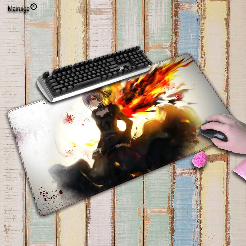 

Mairuige 90x40cm Japan Anime Large Mouse Pad Mat XL Tokyo Ghoul Gaming Mousepad Home Offfice Table Decor for CSGO PC Notebook
