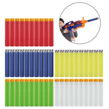 

Kids Boys 30PCS Soft EVA Foam 7.2cm Hollow Hole Head Refill Gun Bullets Replacement Bullet Darts Gun Shooting Game Toy for Nerf