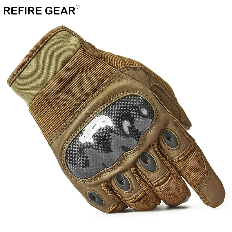 Мужские тактические перчатки с полными пальцами ReFire Gear уличные походные жестким