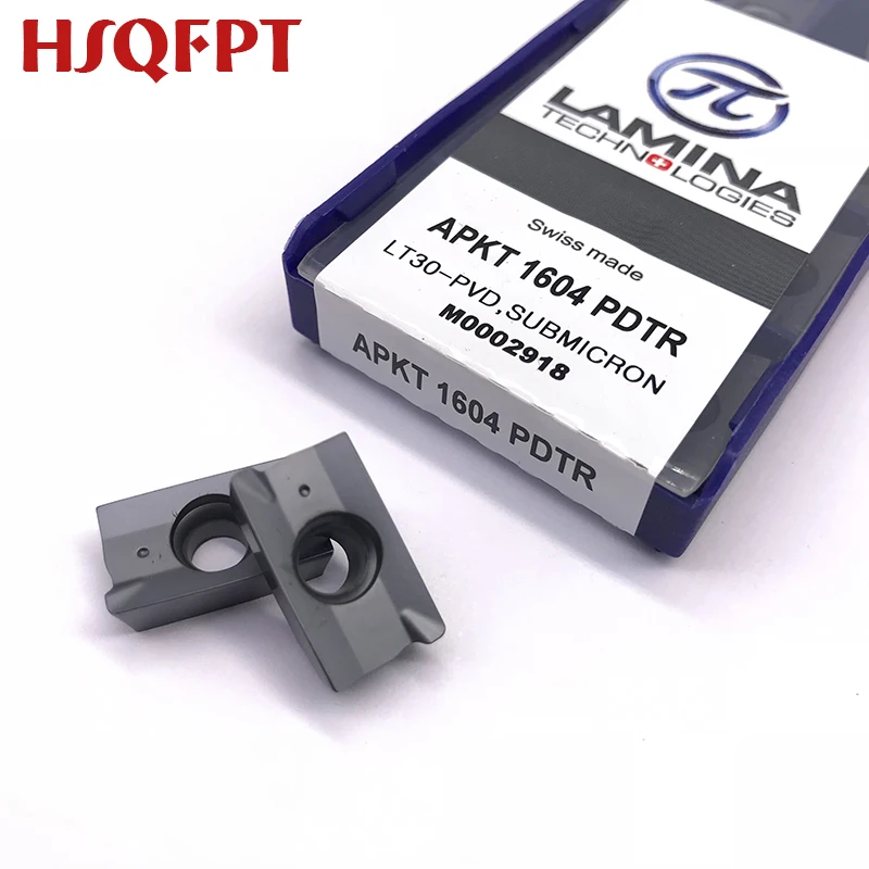 

10pc APKT1604 PDTR LT30 LAMINA CNC blade carbide milling insert for indexable lathe tool
