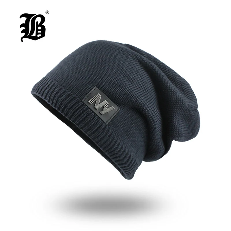 

[FLB] Men's Knit Hat Beanies Men Winter Hats For Men Bonnet Skullies Caps Women Winter Beanie Warm Thicken Baggy Mask HatsF18003