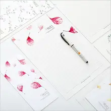 Свежий сезон листья Письмо Конверт 6 листов Письмо Бумага+ 3 шт конверт в наборе канцелярские принадлежности для письма хранения Подарочный конверт