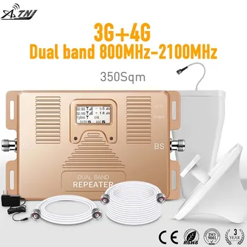 

Specially for Russia 3G+4G mobile signal amplifier MegaFon Vodafone MTS Orange cellualr signal amplifier LCD signal booster kit
