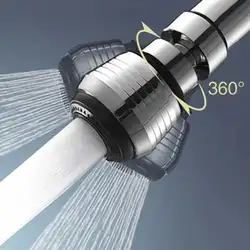 360 Поворотный Кухня кран Насадки для душа экономайзера фильтр поток воды кран вытащить Ванная комната Универсальный Пластик пузыря аэратор