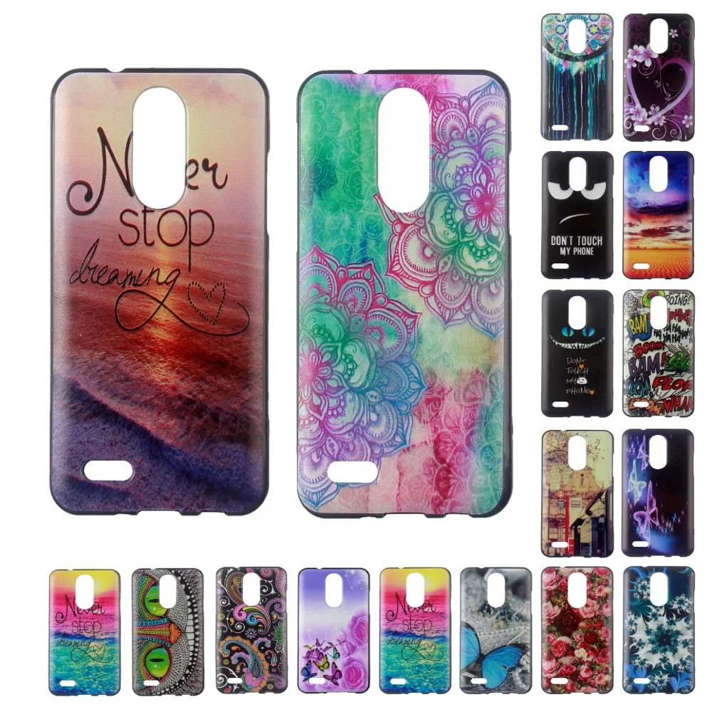 For LG K8 2017 Case Silicon Soft TPU Printed Cover Case