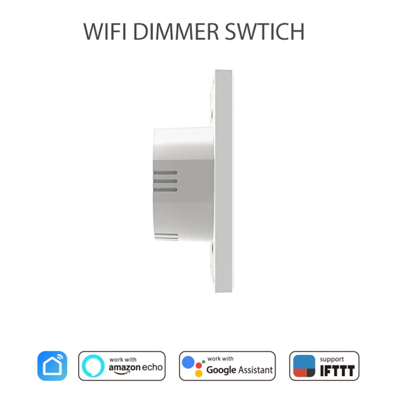 

Wifi Dimmer Switch Smart Touching Light Switch Bulb Dimmer Compatible for Amazon Alexa LAD-sale
