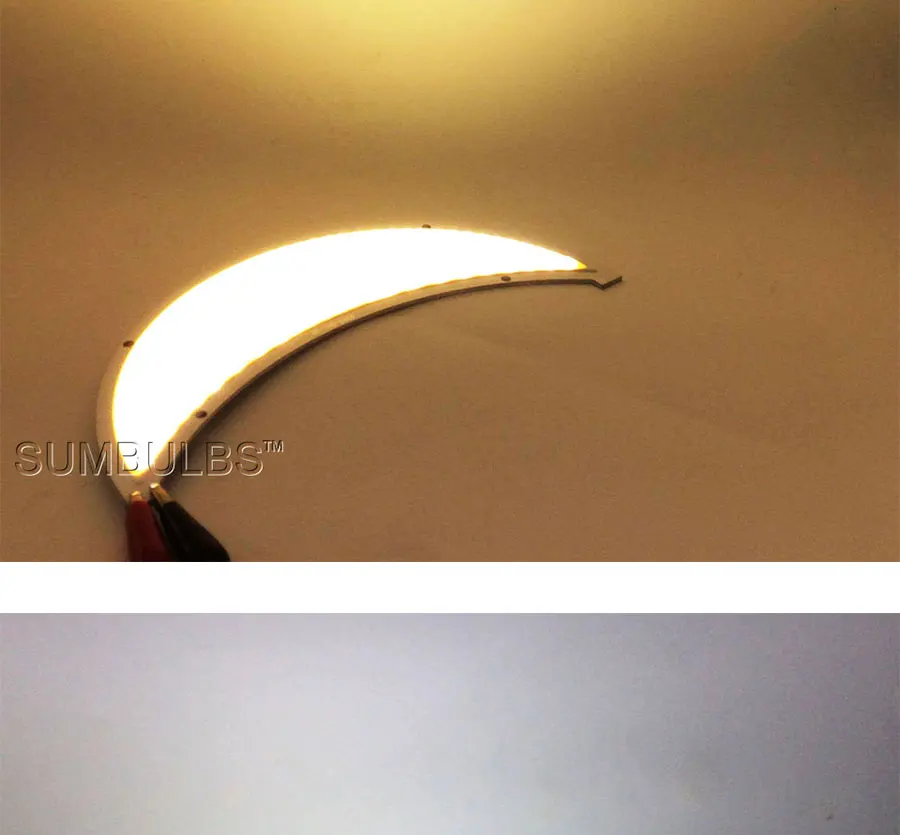 50W Moon COB LED Light Lamp Warm White Cold White DC12-14V 180MM Diameter Luniform Bulb led (9)