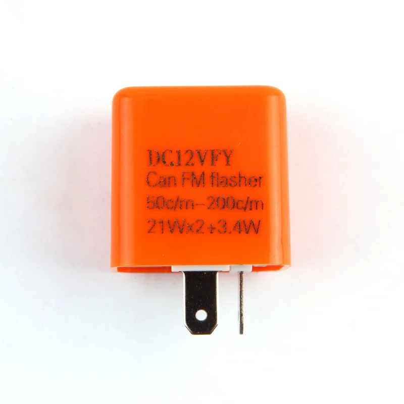 

New 12V 2-Pin Speed Adjustable LED SMD Flasher Relay Motorcycle Turn Signal Control Hyper waterproof Automatic protection
