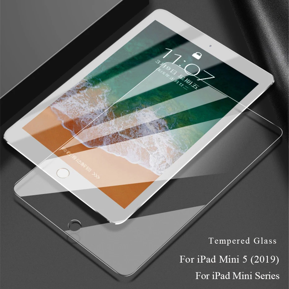 

HD Tempered Glass Film For Apple iPad Mini 5 2019 Mini 4 9H Screen Protector 7.9'' For iPad Mini 1 2 3 Protective Film Guard