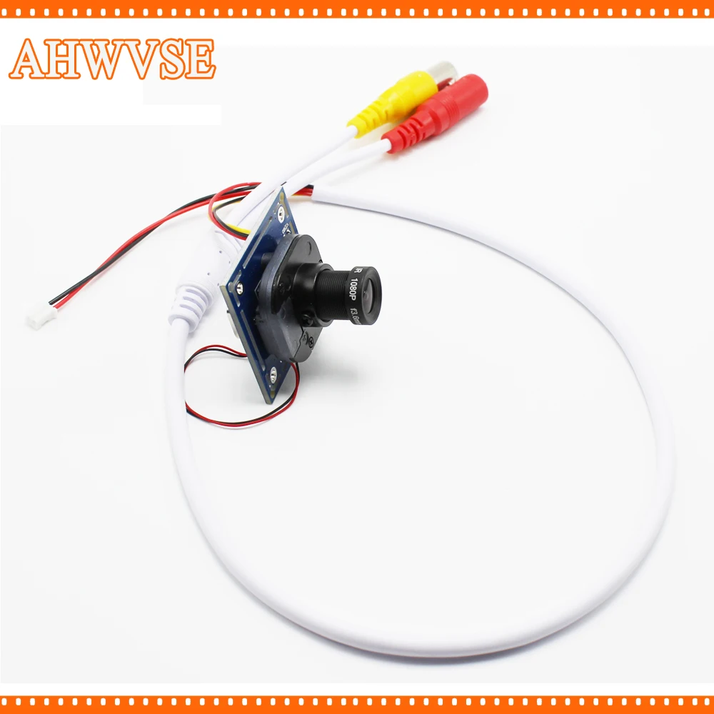 

AHWVSE Wide View 2.8mm Lens HD 1200TVL 2.8mm 16mm lens CCTV Camera module board with IR-CUT and BNC cable