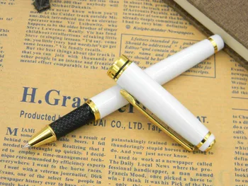 

WINGS white new Metal office Pen Golden F nib fountain Pen