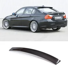 E90 HM Стайлинг углеродного волокна задняя крыша губы крыло спойлер для BMW 2005-2012