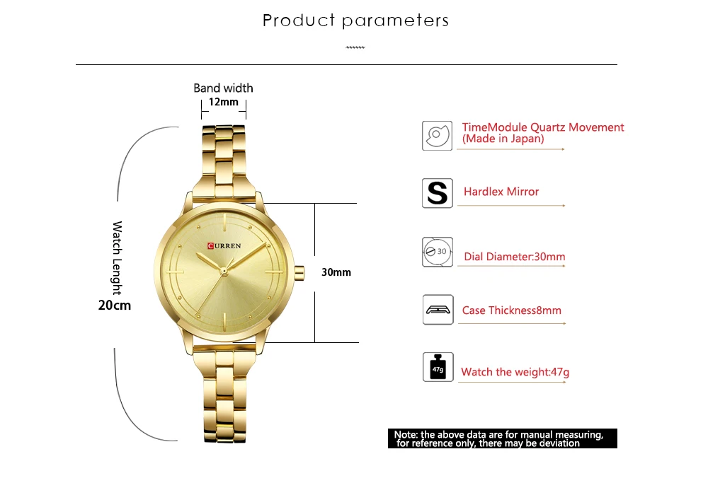 CURREN Модные кварцевые часы с ремешком из нержавеющей стали, роскошные женские наручные часы, подарки для девушек, женские наручные часы, Relogio Feminino