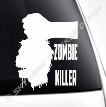 

ZOMBIE KILLER Bumper Sticker Vinyl Decal Walking Dead Motorcycle Skull Daryl 13x10cm