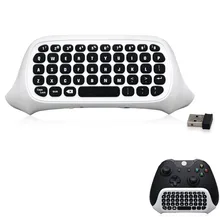 2.4GHz Mini Wireless Keyboard Handheld Keyboard Gaming Message Gamepad Keyboard 47 Keys for XBOX ONE Slim Controller