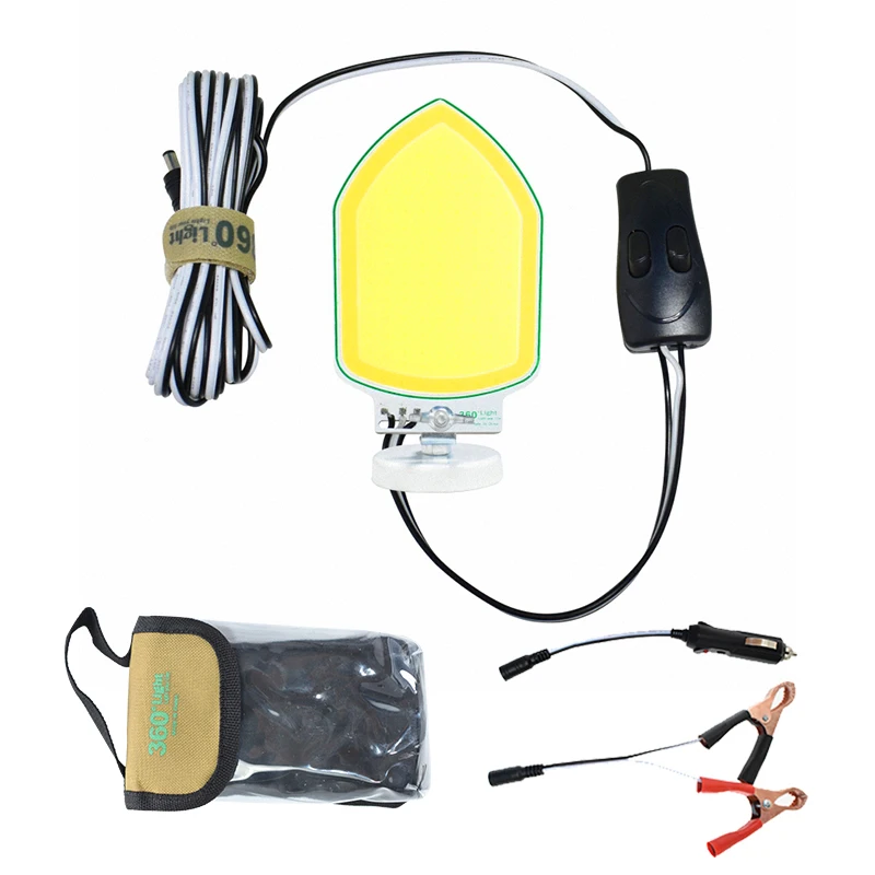 

pentagon Portable Lantern Tent Light LED Waterproof Emergency Lamp Magnetic base rechargeable light Camping road trip