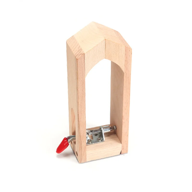 

DONYAMY 1PCS Beech Leather Retaining Clip Wood Tools for DIY Sewing Stitching Lacing Treatments Crafts