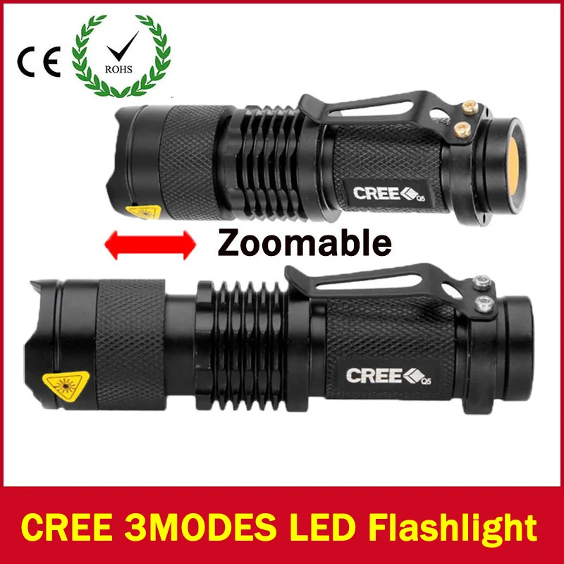 

zk92 Flashlight Lanterna led High Power Torch 2000 lumen Zoomable mini LED Flashlight tatica light lantern high-quality