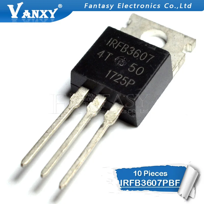 Новые и оригинальные интегральные схемы IRFB3607 до 220 IRFB3607PBF TO 10 шт.|ics 7| |