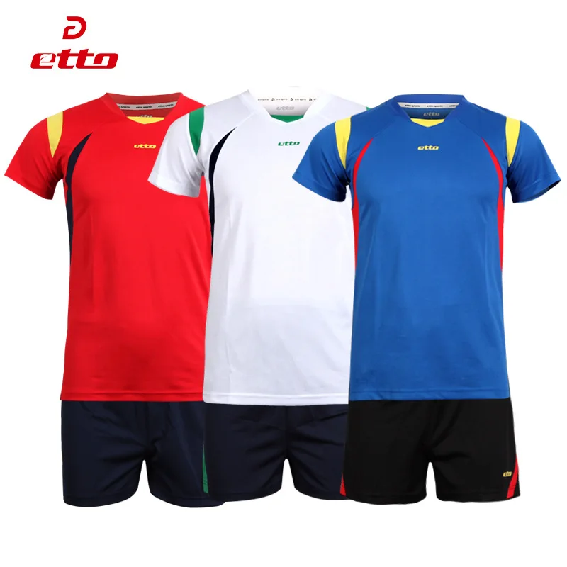 

New Sports Set Male Breathable Short Sleeved T-shirt And Shorts Volleyball Suit Professional Volleyball Jersey Uniform XK-HXB006