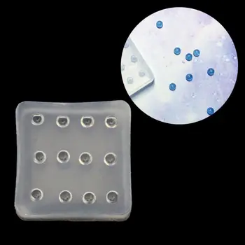 

Transparent Silicone Mini 4mm Round Opal Beads Mold Epoxy Resin Jewelry Tools Y4QB