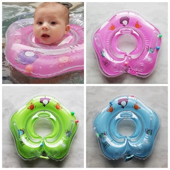 

Newset Baby Swimming Pool Accessories Newborn Infant Swim Neck Ring Baby Tube Ring Safety Inflatable Float Ring Bathing Circle