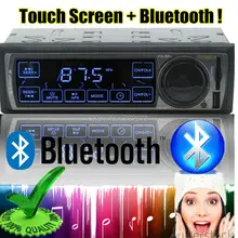 2015 New Car radio car audio Stereo FM Radio MP3 Audio Player Touch Screen Control Bluetooth W/USB Port and SD/MMC Card Reader