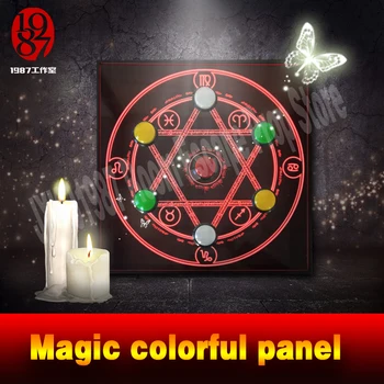 

Room escape game prop puzzle Magic colorful panel big button version press buttons in right sequence to unlock jxkj1987