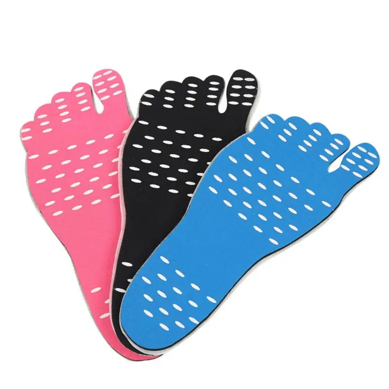 Beach Invisible Shoes Stick on Soles Sticky Pads Foot Protection Feet Sticker WG