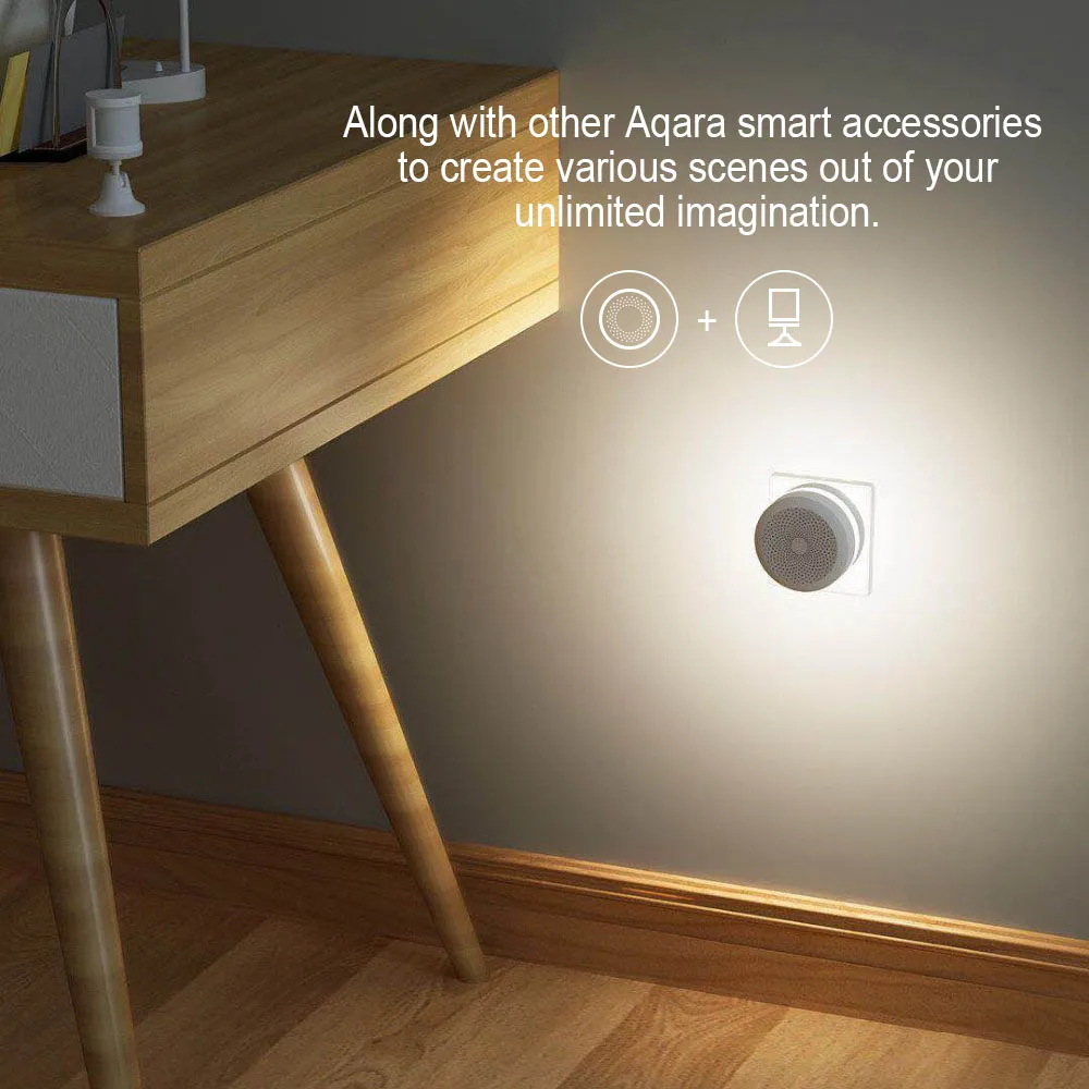 Xiao mi Aqara концентратор mi шлюз с RGB светодиодный ночной Светильник Smart work с для Apple Homekit и aqara smart App