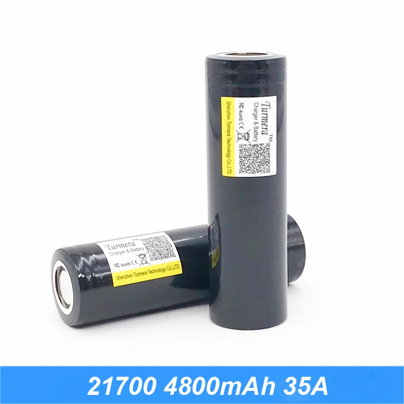 Turmera 21700 Liion-battery 40Amps Original 21700 4800mAh 40A Rechargeable E-Cigarette Battery fits CAPO 21700 batteries AU16 Turmera 21700 Liion-battery 40Amps Original 21700 4800mAh 40A Rechargeable E-Cigarette Battery fits CAPO 21700 batteries AU16