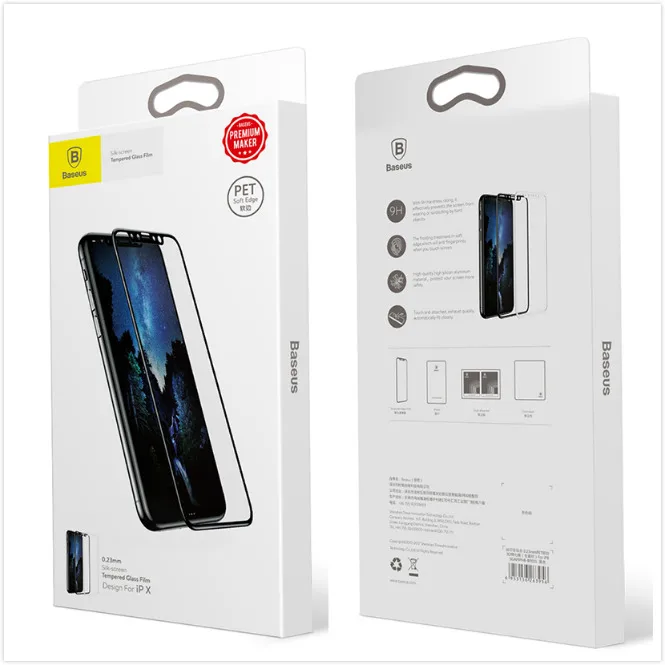 Baseus 0 23 мм Анти голубой PET мягкая матовый Защитная пленка для iPhoneX Стекло 3D