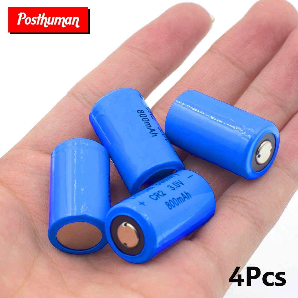 

4Pcs/lot CR2 15270 CR15H270 3V 800mAh CR2 3V Lithium Battery for doorbells GPS Security Systems Camera electronic Flashlight