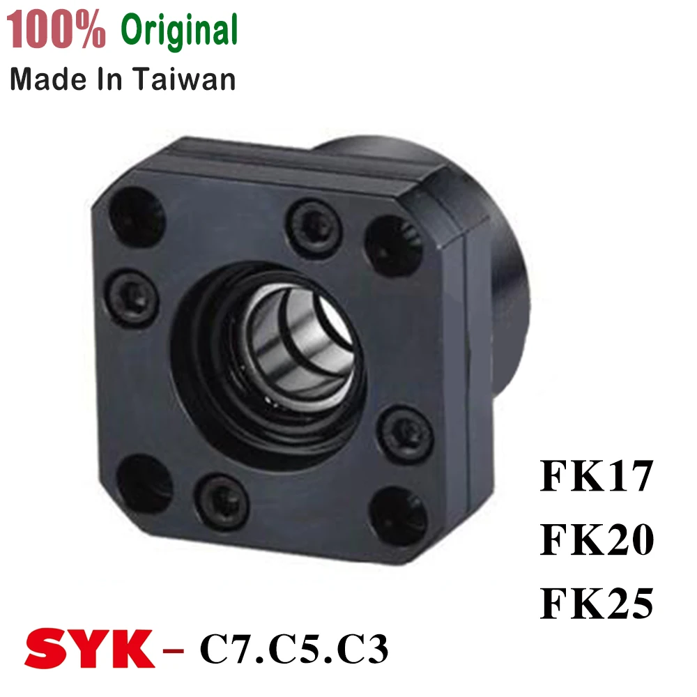 

Ballscrew Support Unit Fixed-side ( FK17 FK20 FK25 ) FK17-C5 FK20-C3 FK25-C7 Black