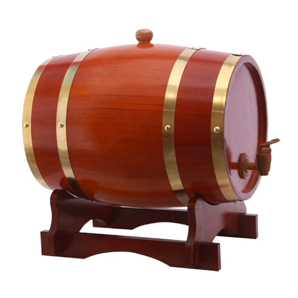 Buy 3L Oak Barrel Red Wine Barrel Liquor Storing Wine