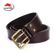 belt for man 2017 genuine leather belts cowboy double pin metal strap males mans luxury belts buckle designer mens belt ZK3.6008