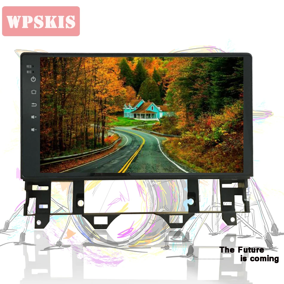 Best For Mazda 6 2003+ ips screen in dash car dvd video player with gps navi monitor 3/4g wifi audio music headunit pc android 8.1 2G 1