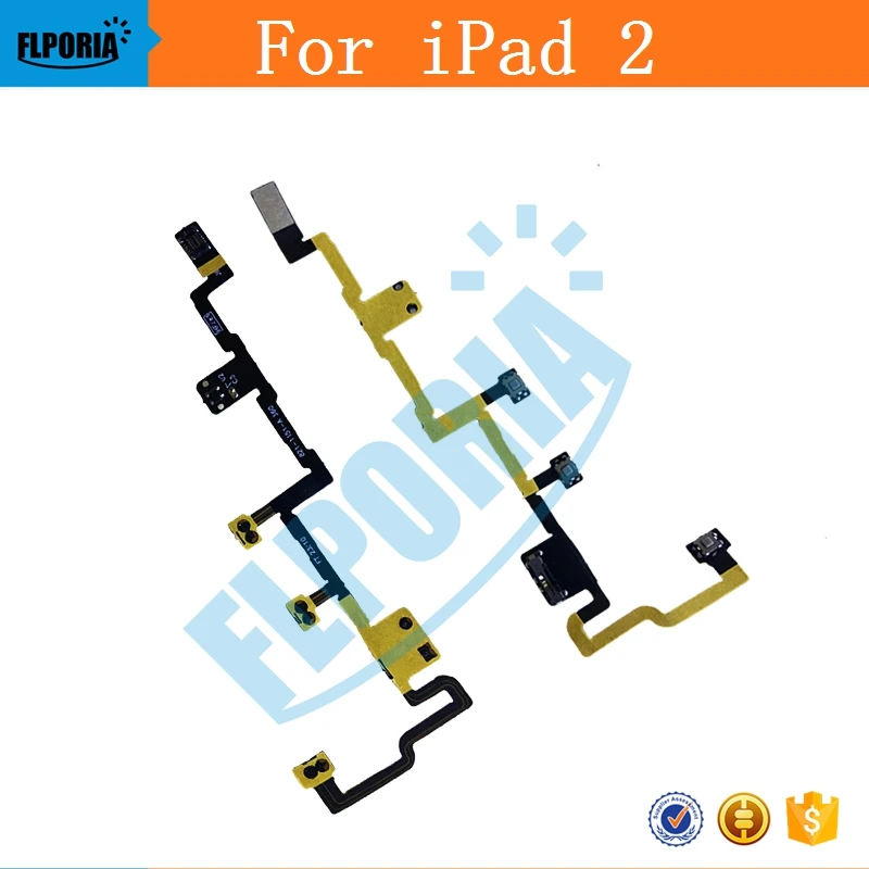 IPHT0013   For Ipad 2 2nd gen (Ordinary Version ) NEW Power onoff switch Button Volume Control Power Flex Cable(1)