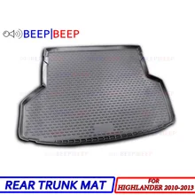 Для Toyota Highlander 2010-2013 автомобильный коврик для багажника iner boot cargo tray пол ковер для багажника задний Стайлинг декоративная защита