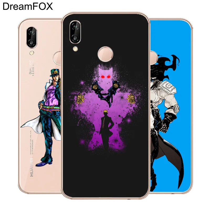 

DREAMFOX N081 Jojo Bizarre Adventure Soft TPU Silicone Cover For Huawei Honor 6A 6C 7X 9 10 P20 P30 Lite Pro P Smart Case