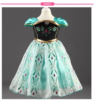 

9 styles Halloween baby girls Anna Elsa princess party dress kids birthday gift cartoon cosplay movle dresses for children