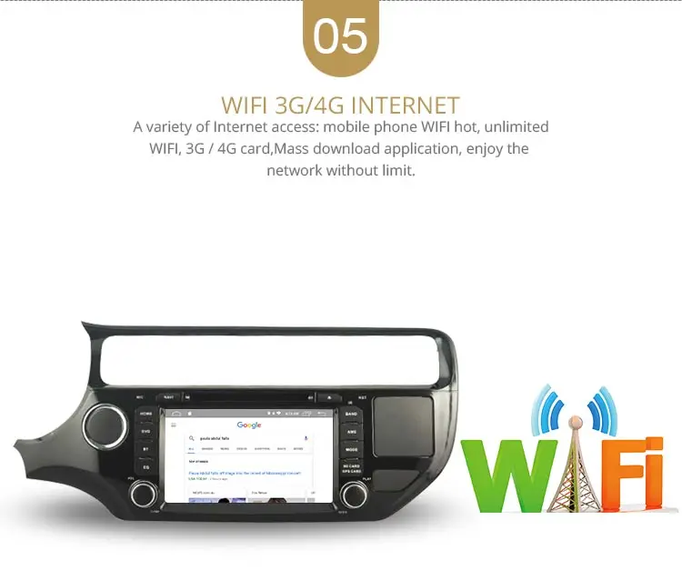 Cheap LJDA Android 9.1 Car DVD Player For KIA Rio K3 2015 2016 GPS Navigation 2 Din Car Radio Multimedia WIFI Stereo IPS Auto Audio 7