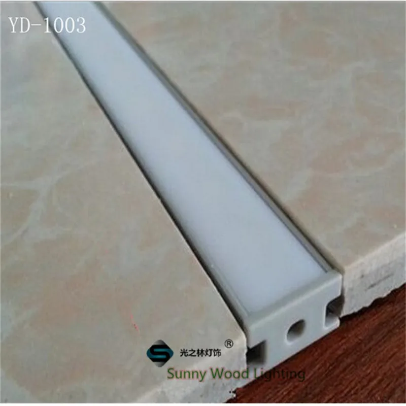 Светодио дный 10-30 шт./лот 40 дюймов 1 м светодиодный алюминиевый профиль для мм 10 мм мягкой полосы, встроенный профиль встроенный светодио дный светодиодный канал для лестниц, wodden пол