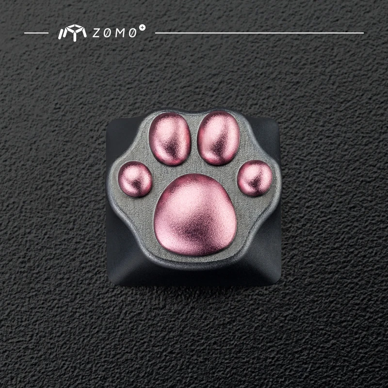 Zomo алюминиевый и силиконовый Kitty Paw Artisan Keycap cat pad CNC анодированный алюминиевый корпус совместим с переключателями Cherry MX