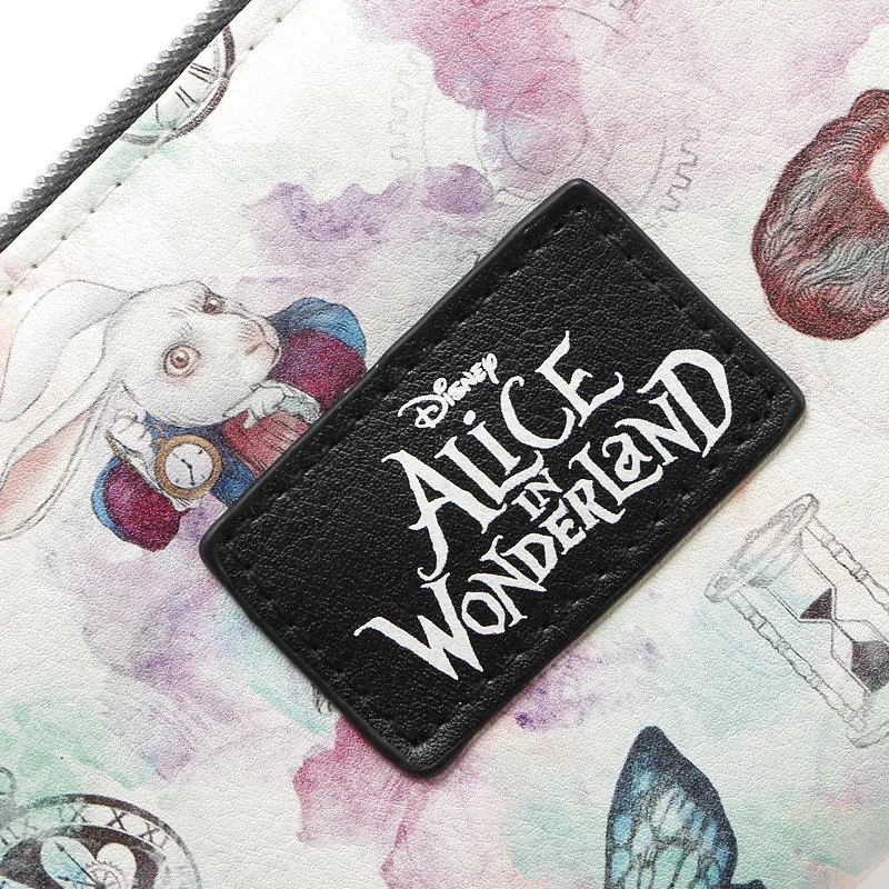 Женский кошелек Alice in Wonderland, Модный женский кошелек на молнии, дизайнерский брендовый кошелек, женские вечерние кошельки, женские кошельки