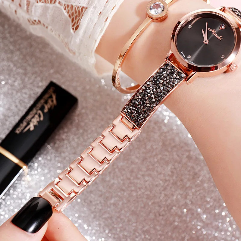 Дропшиппинг Новые модные роскошные женские часы Звездное небо ремешок перламутровые женские кварцевые часы para mujer