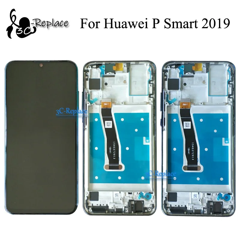 Оригинальный черный/синий 6 21 дюймов новый для huawei P Smart 2019 ЖК дисплей Дисплей