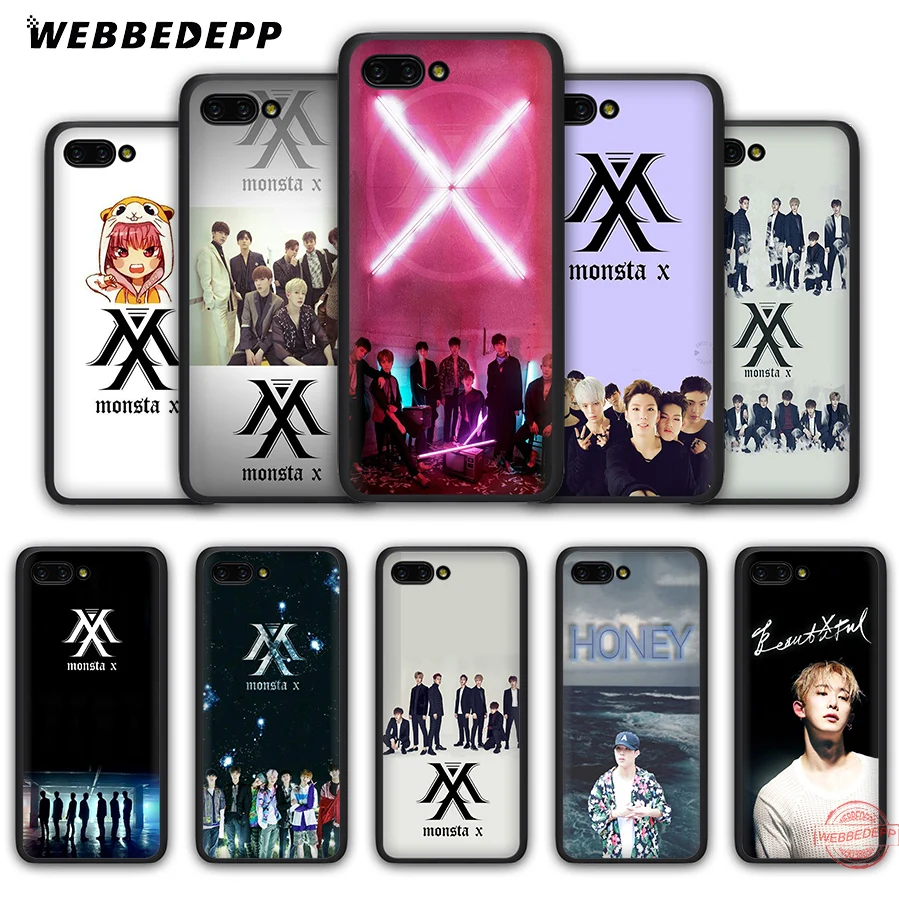 WEBBEDEPP Monsta X KPOP Boy мягкий чехол для Honor 20 10 9 9X 8 Lite 8C 8X 7X 7C 7A 3 ГБ 6A Pro View | Мобильные