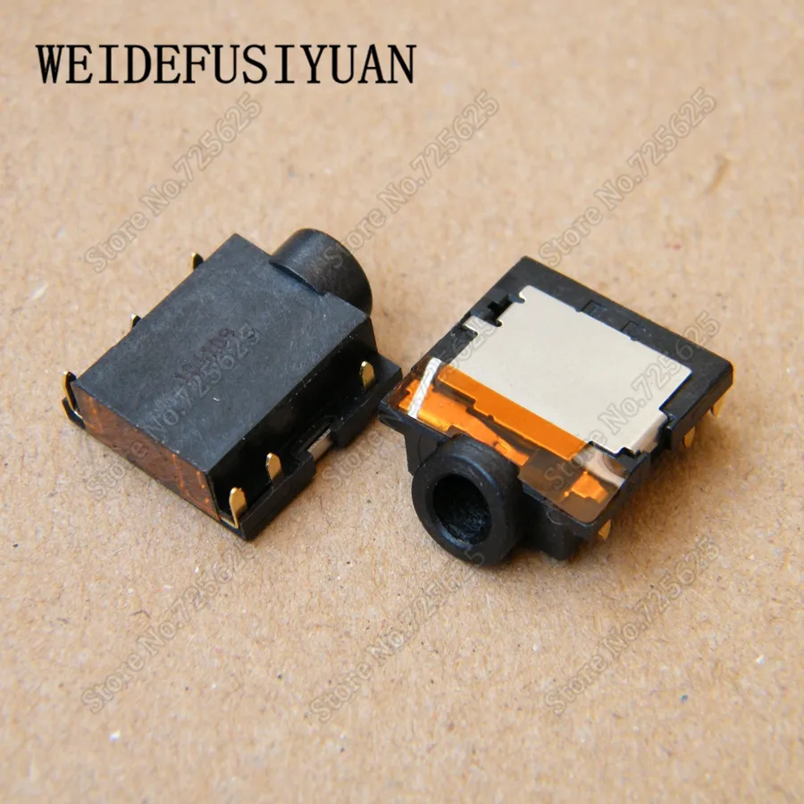 New 3 5mm Audio Headphone Microphone Jack Port Socket 6pin
